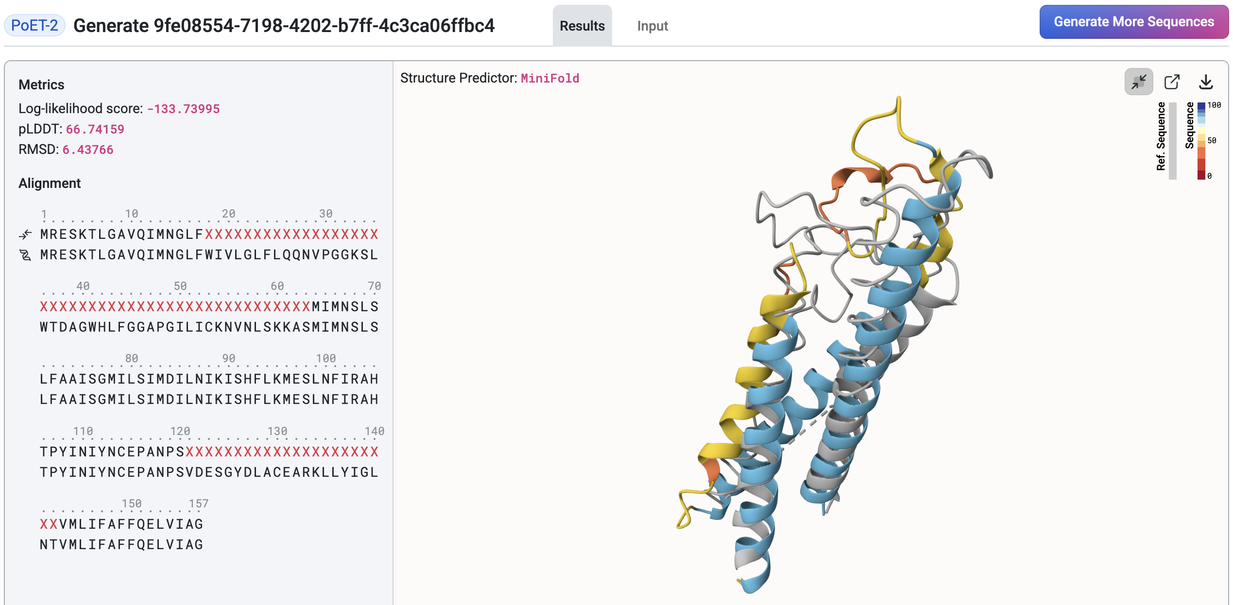 Sequence structure viewer